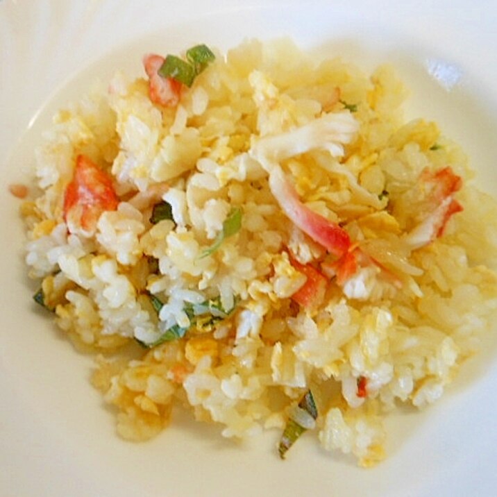 冷ご飯で 蟹チャーハン レシピ 作り方 By アルプスの乙女 楽天レシピ